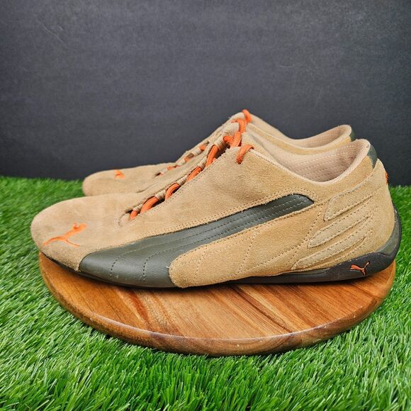 Vintage Puma Speedcat OG Shoes Mens 11.5 Brown Orange Suede Sneakers Preppy main image 11